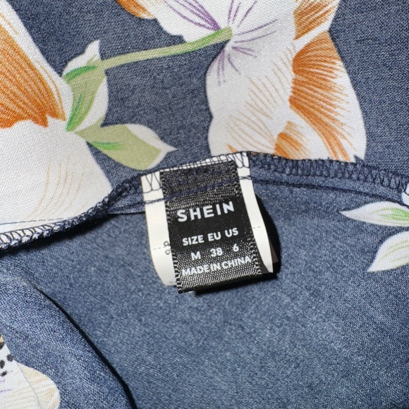 SHEIN Floral Halter Mini Dress - Picture 4 of 4